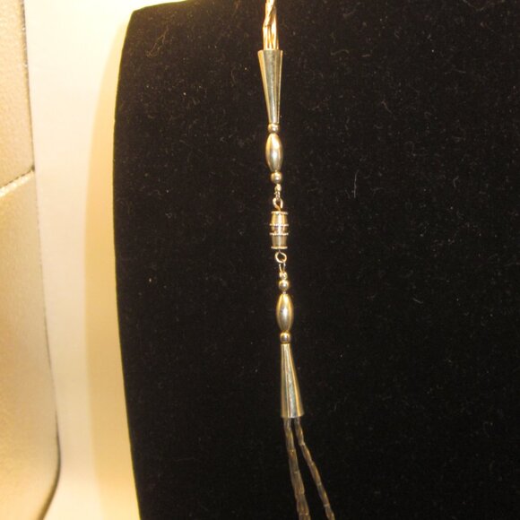 Triple Strand Red Jasper Necklace - Picture 4 of 5